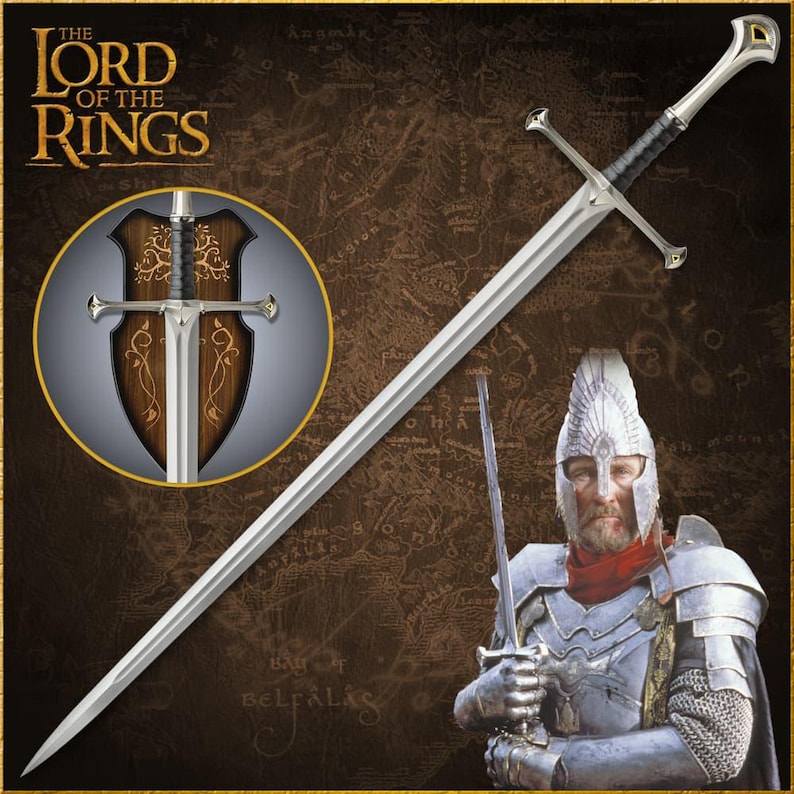 Premium Quality Narsil Elendil's with scabbard - best for wall Hanging - Best Sigma gift for men