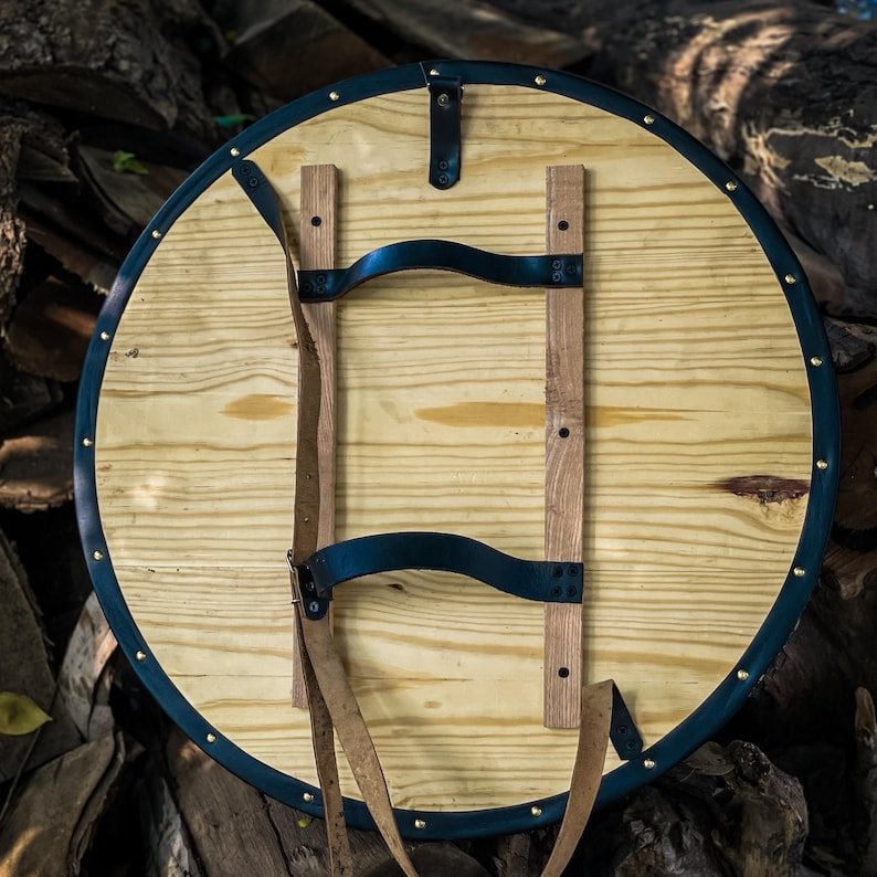 Customisable Viking Shield | Medieval Round Shield | Carved Viking Gift for men
