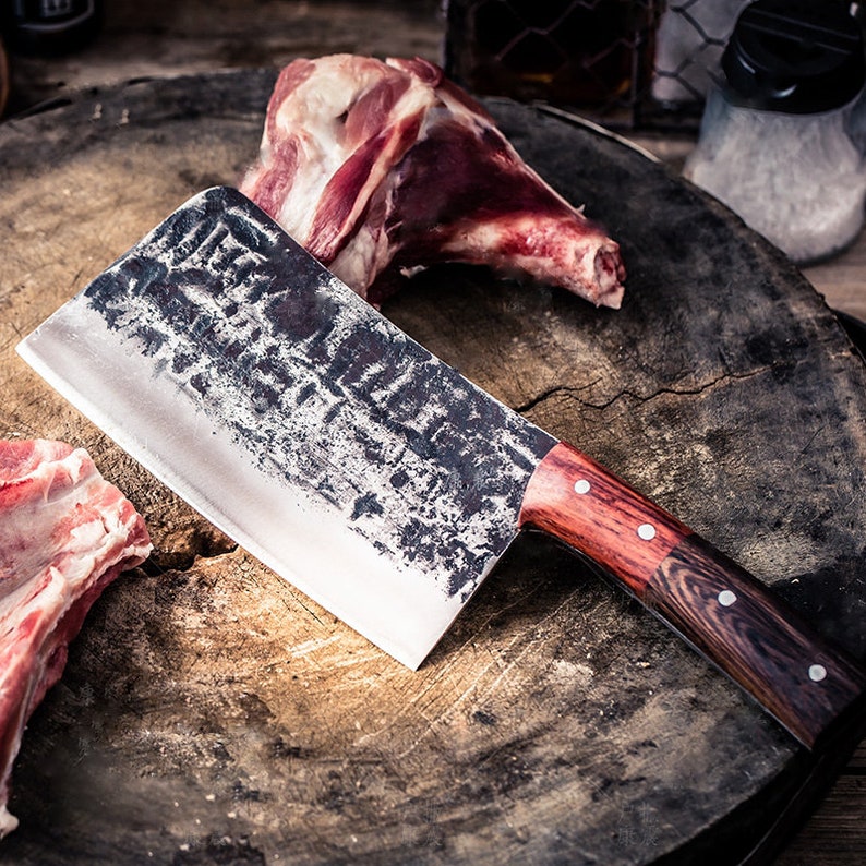 Handmade forged cleaver knife | best cleaver knife for chefs