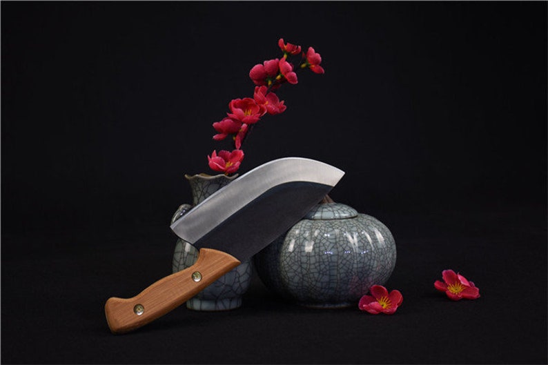 hand forged Kitchen Cleaver Chopper | Professional kitchen chef knife | Japanese charms Knife