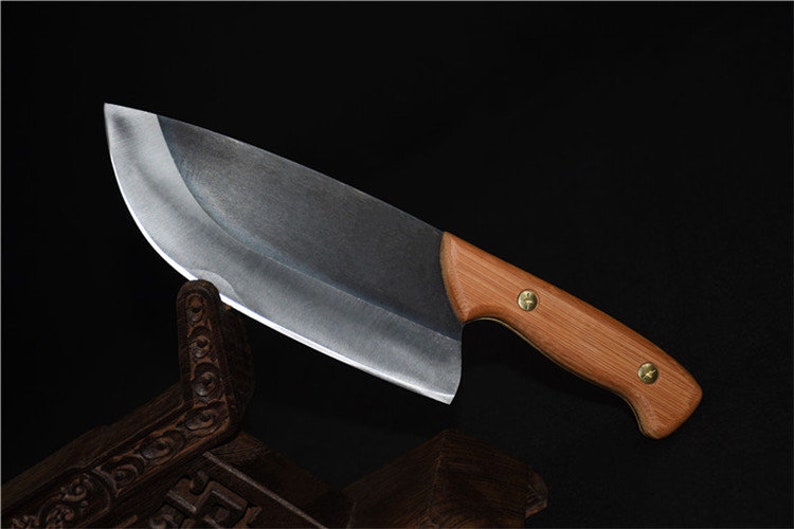 hand forged Kitchen Cleaver Chopper | Professional kitchen chef knife | Japanese charms Knife