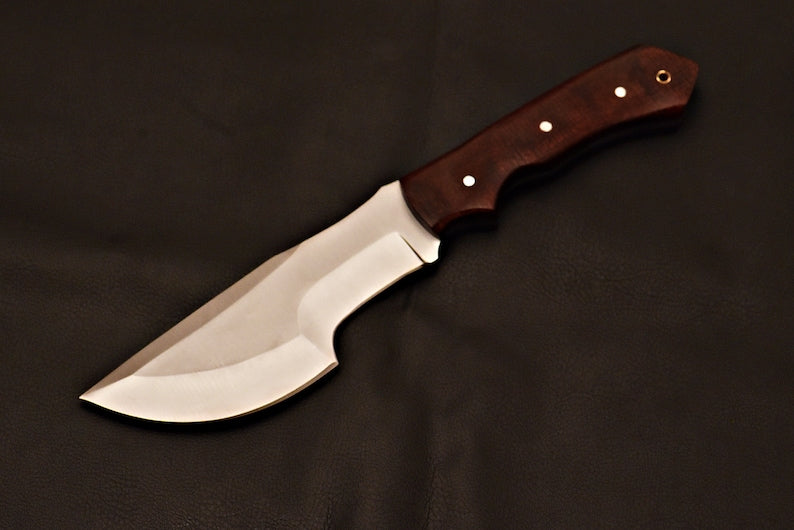 Handmade Tracker Knife With Leather Cover| Best Christmas Gift