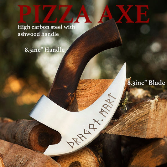 High corban steel pizza Cutter with leather cover | Best Kitchen gadget