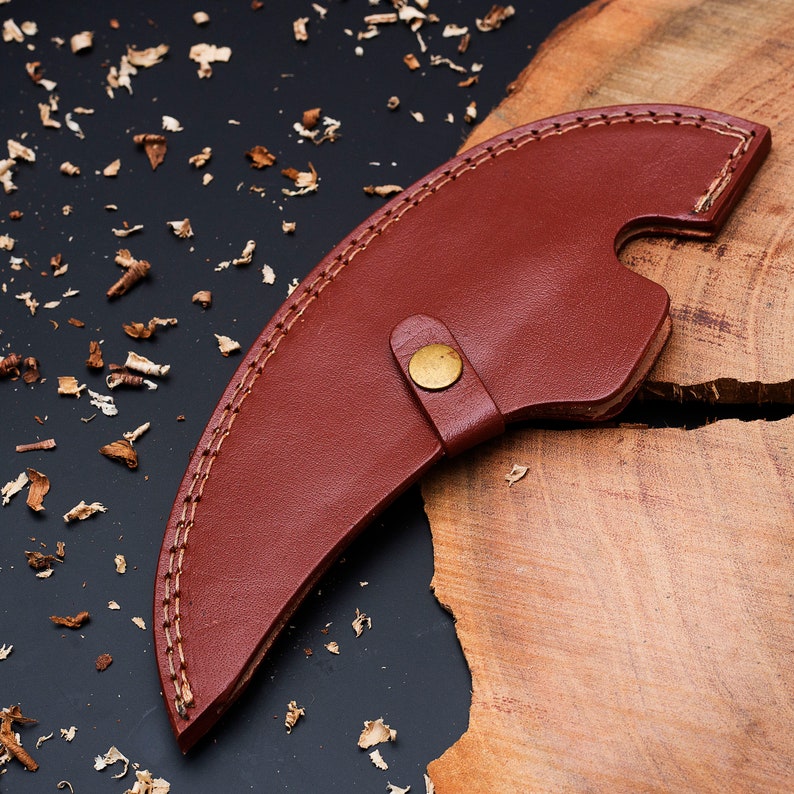 Engraved Royal Pizza Axe with leather cover | Best Gift for son