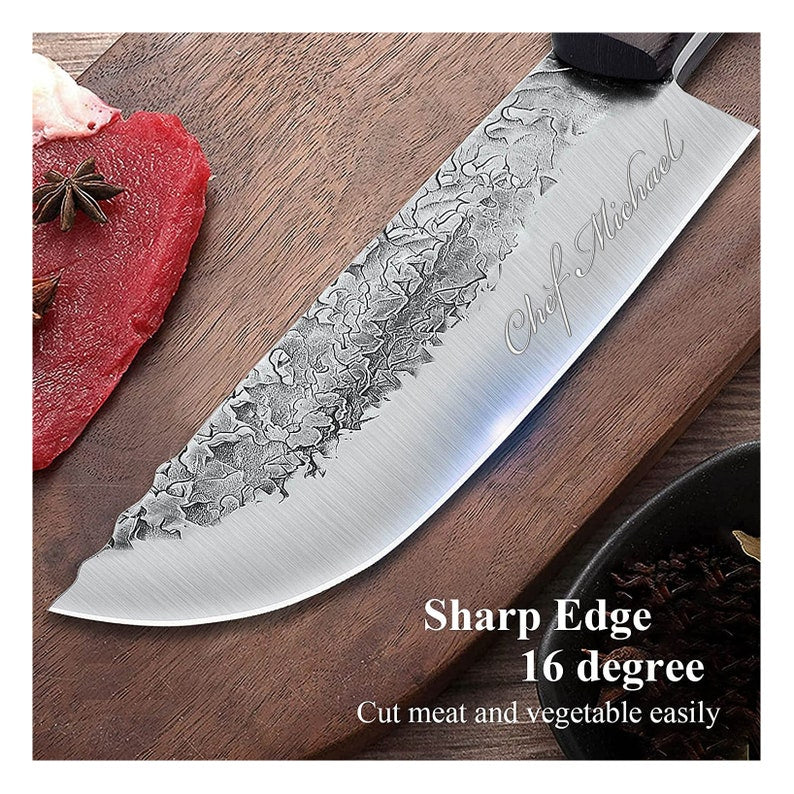 Handmade Engraved Cleaver knife | Best Birthday gifts