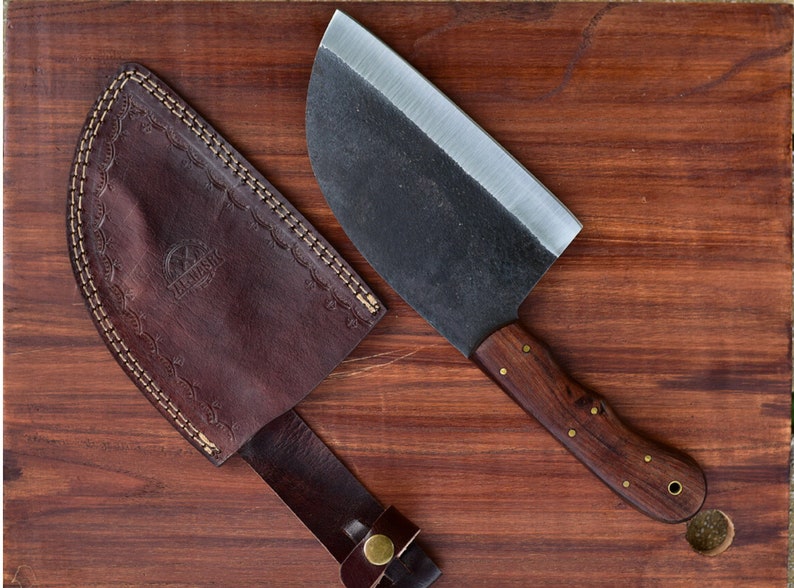 Handmade corban steel cleaver knife | Best men gifts