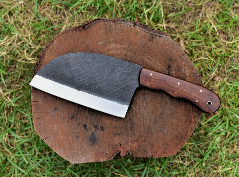 Handmade corban steel cleaver knife | Best men gifts