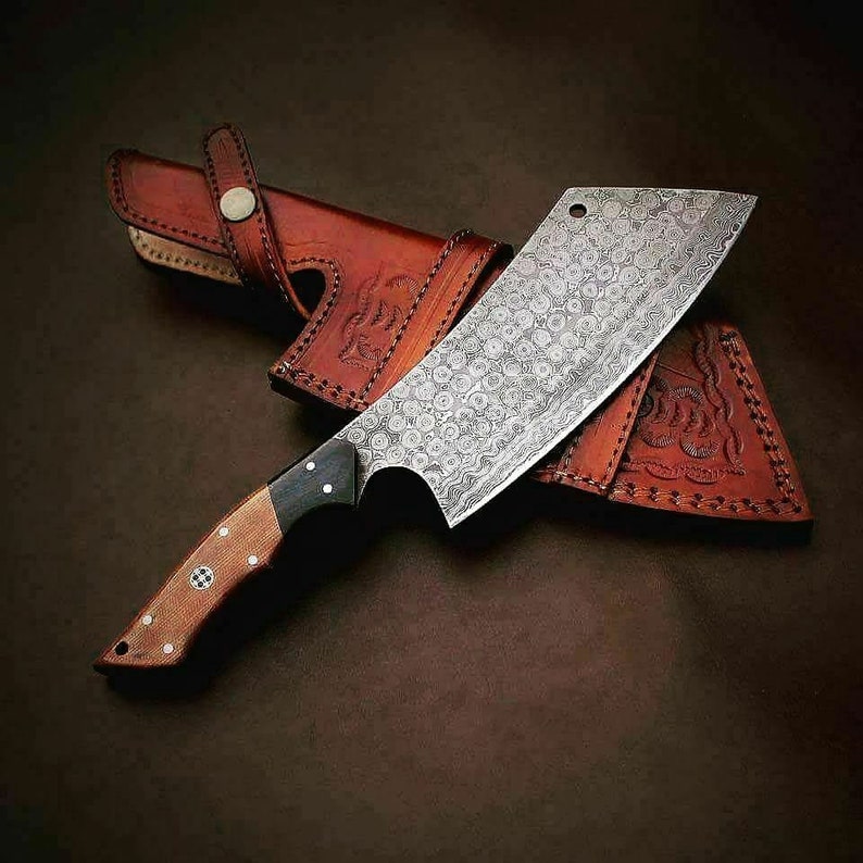 Beautiful Damascus steel Cleaver knife | Best kitchen tools