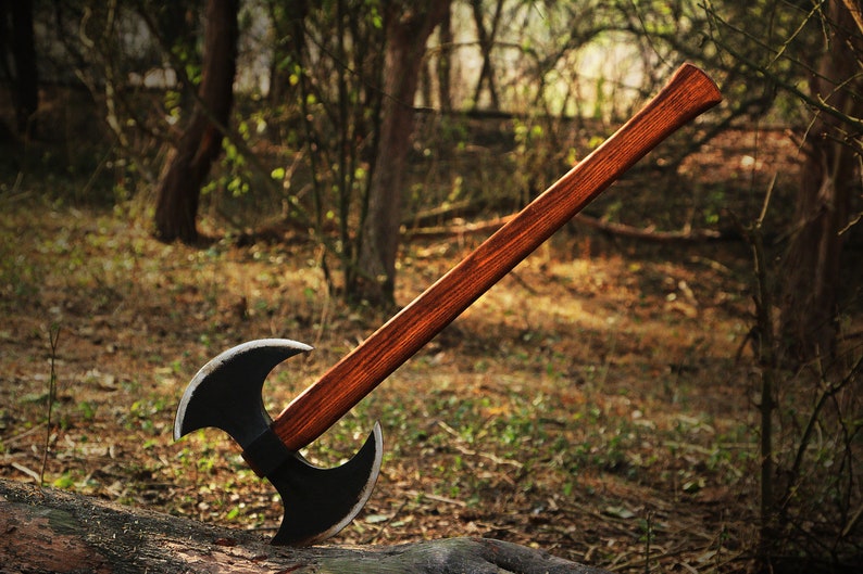 Handmade corban steel Double Headed Axe | Best gift for men