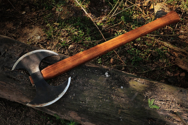 Handmade corban steel Double Headed Axe | Best gift for men