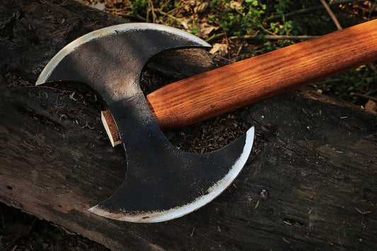 Handmade corban steel Double Headed Axe | Best gift for men