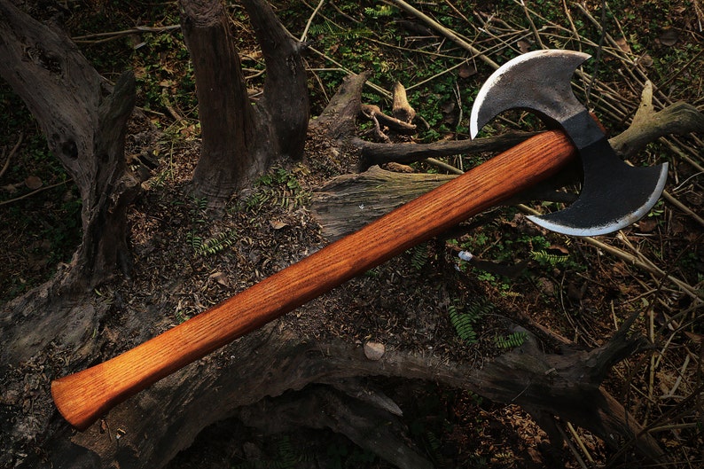 Handmade corban steel Double Headed Axe | Best gift for men