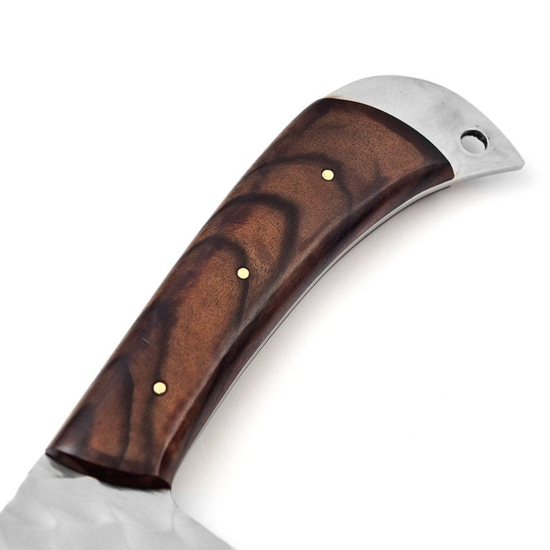 Handmade 12C27 Steel Kitchen Cleaver Chef Knife | Best gift for father