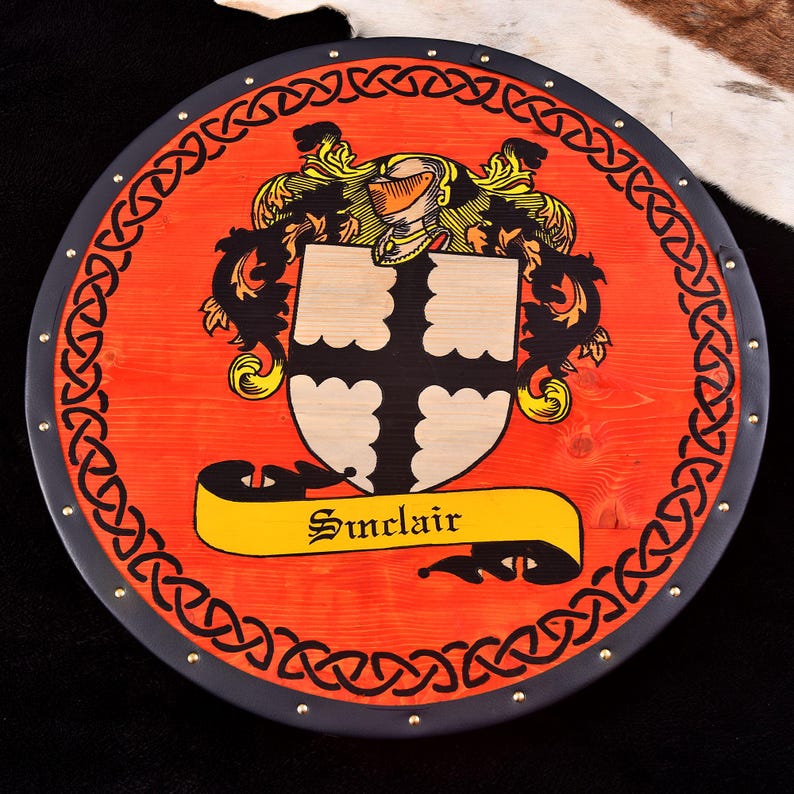 Customisable Family Crest Shield | Birthday & Christmas Gift For Him