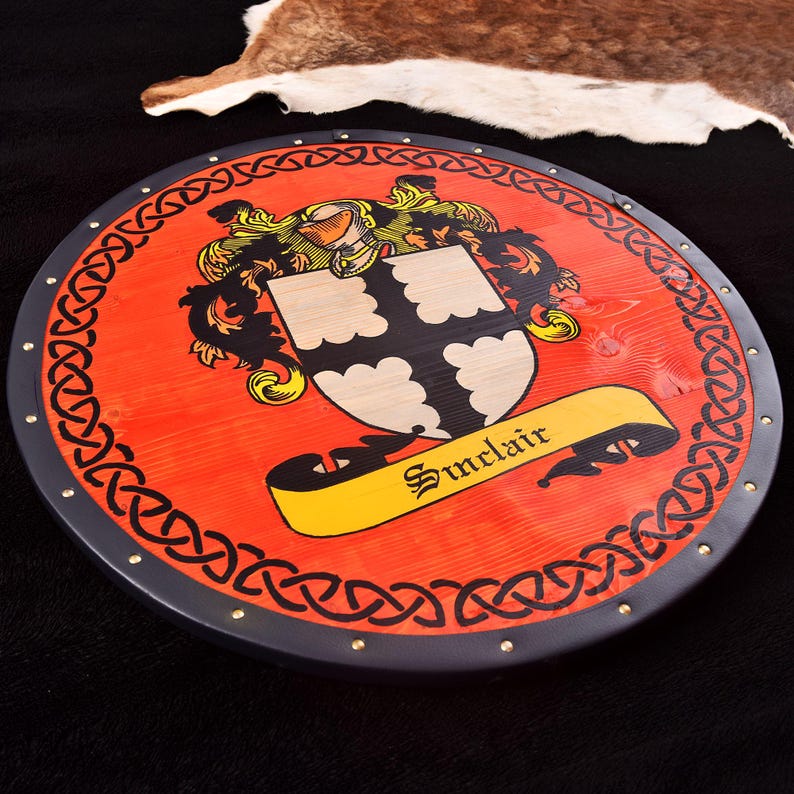 Customisable Family Crest Shield | Birthday & Christmas Gift For Him